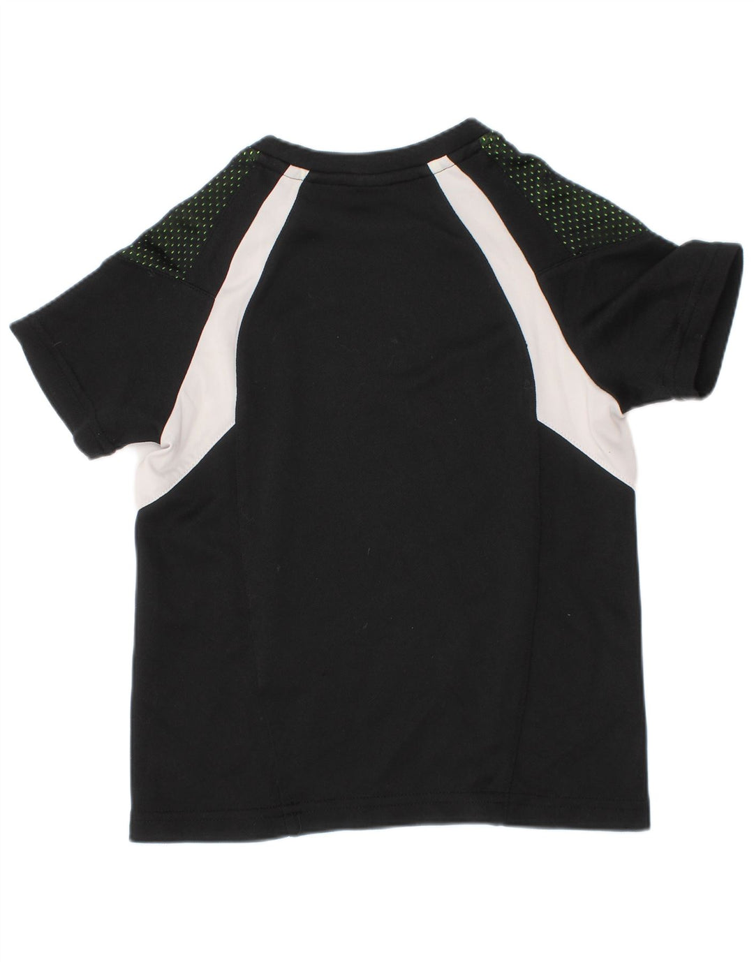 Puma Boys T-Shirt Top 4-5 år Sort Colourblock Polyester