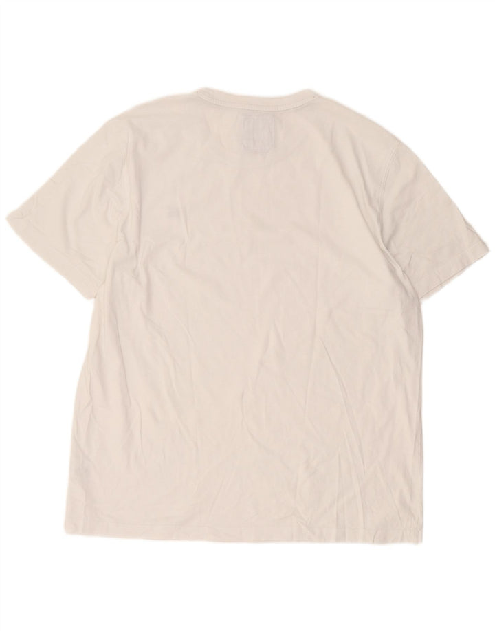 Crew Clothing Herre T-Shirt Top 2XL Hvid Bomuld