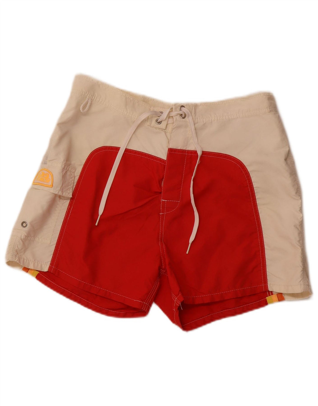 SUNDEK Herre badeshorts Medium Rød Colourblock Nylon