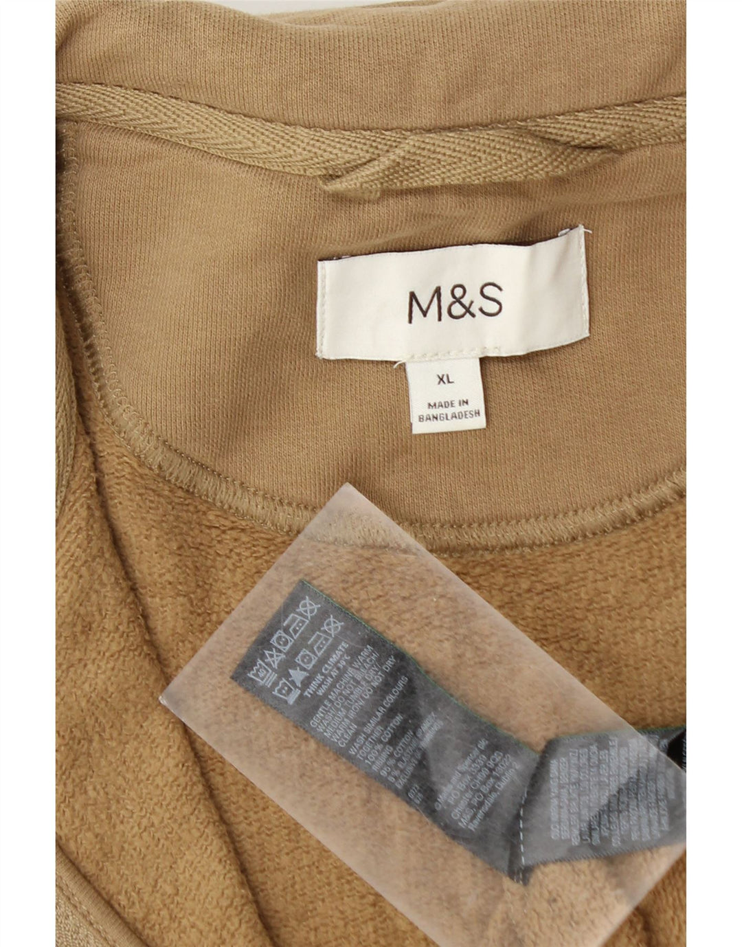 Marks & Spencer Herre træningsdragt Topjakke XL Beige Bomuld