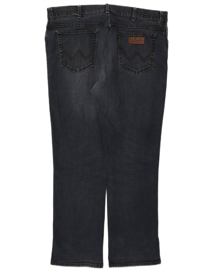 Wrangler Herre Texas Stretch Straight Jeans W40 L32 Blå Bomuld