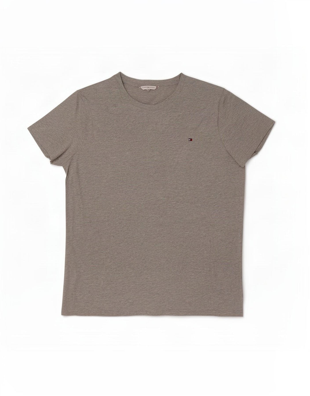 Tommy Hilfiger Herre T-Shirt Top Medium Grå Bomuld