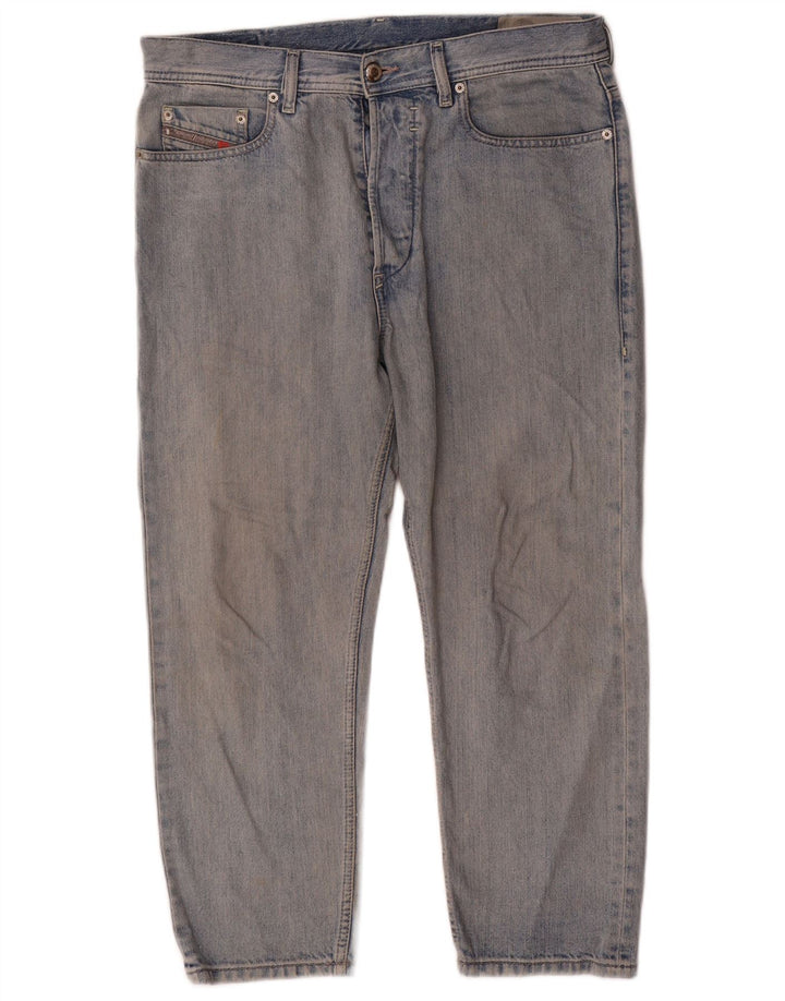 Diesel herre cropped jeans W32 L24 blå bomuld