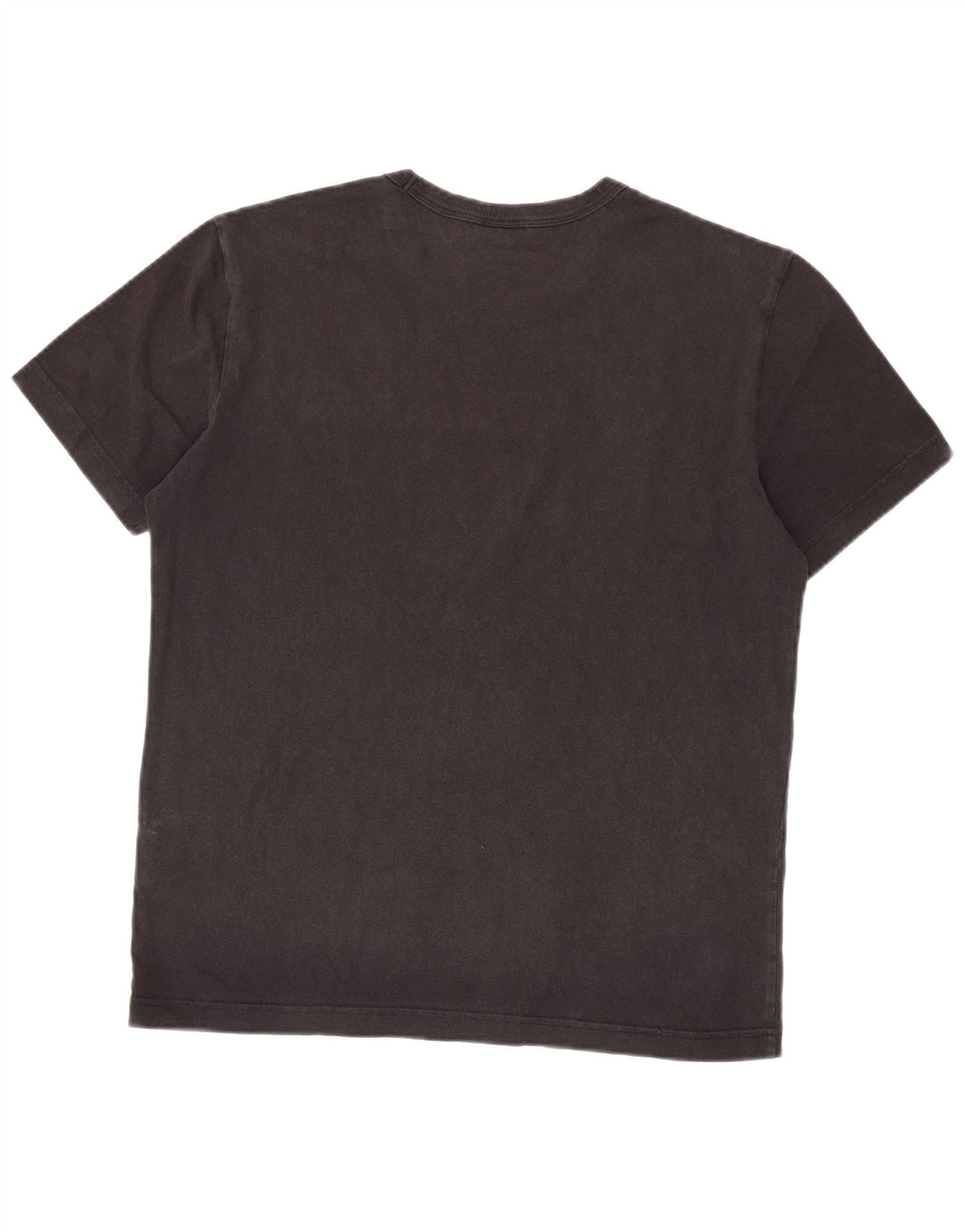 Champion Herre Grafisk T-Shirt Top Medium Sort Bomuld