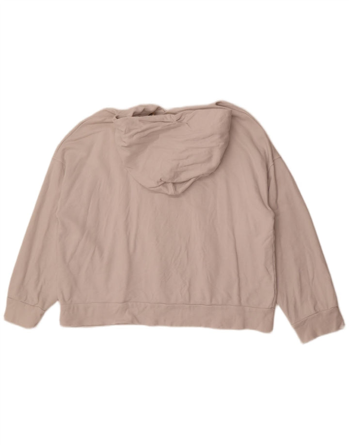 Levi's Grafisk Oversized Hoodie Jumper til kvinder UK 14 Medium White Bomuld