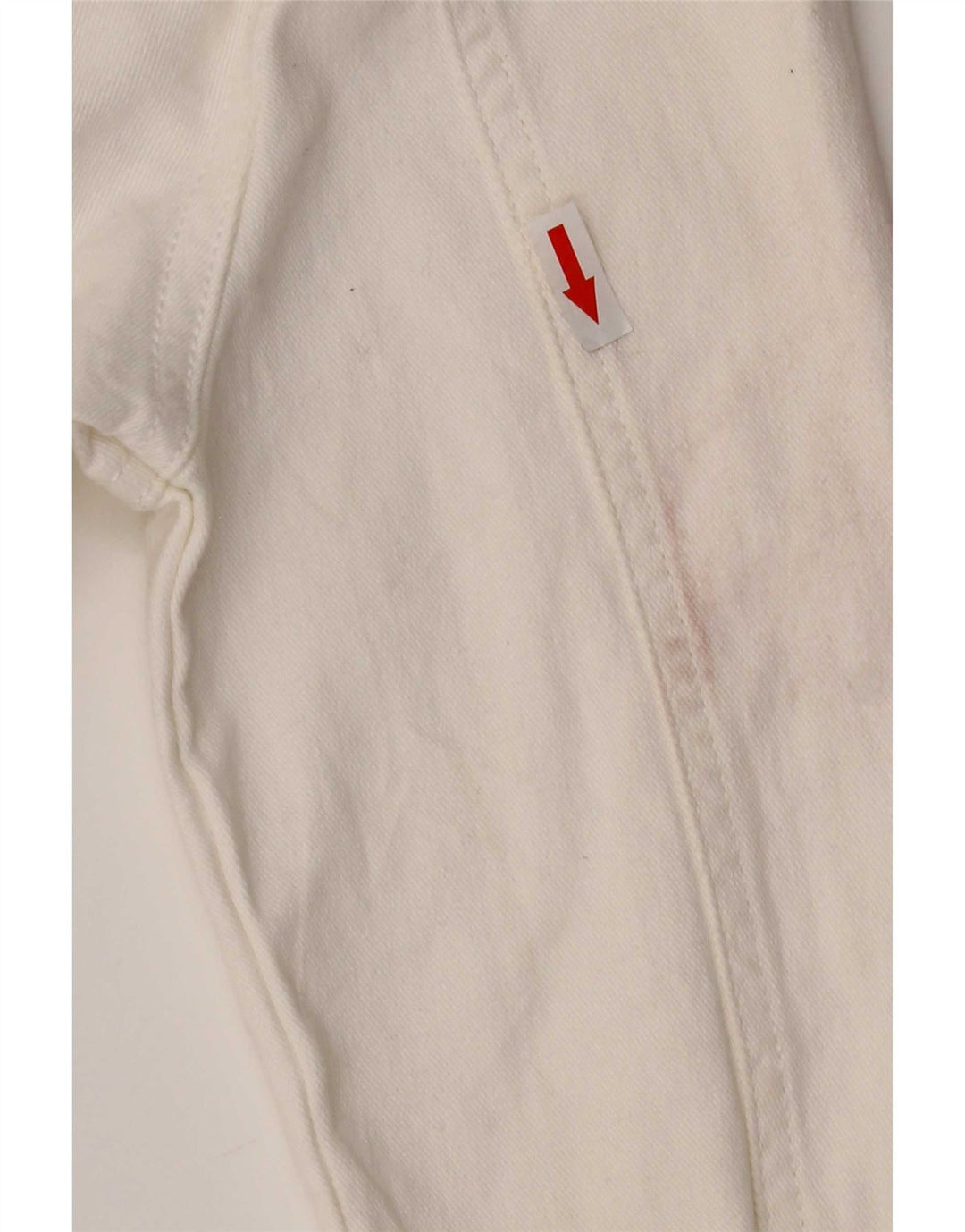Lee Womens Riders Denimjakke UK 10 Small White Bomuld