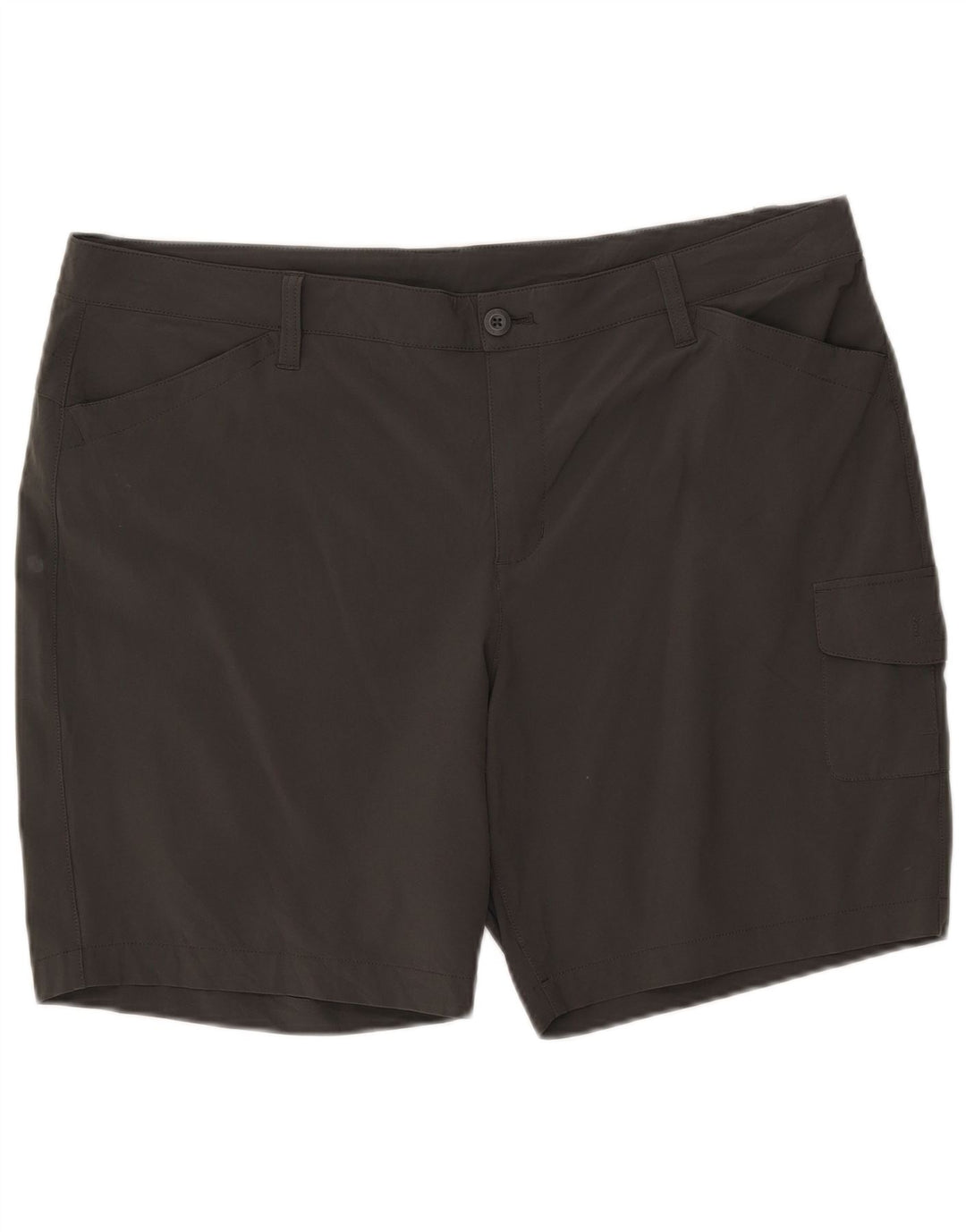 Eddie Bauer Dame Cargo Shorts US 18 2XL W40 Grå Polyester