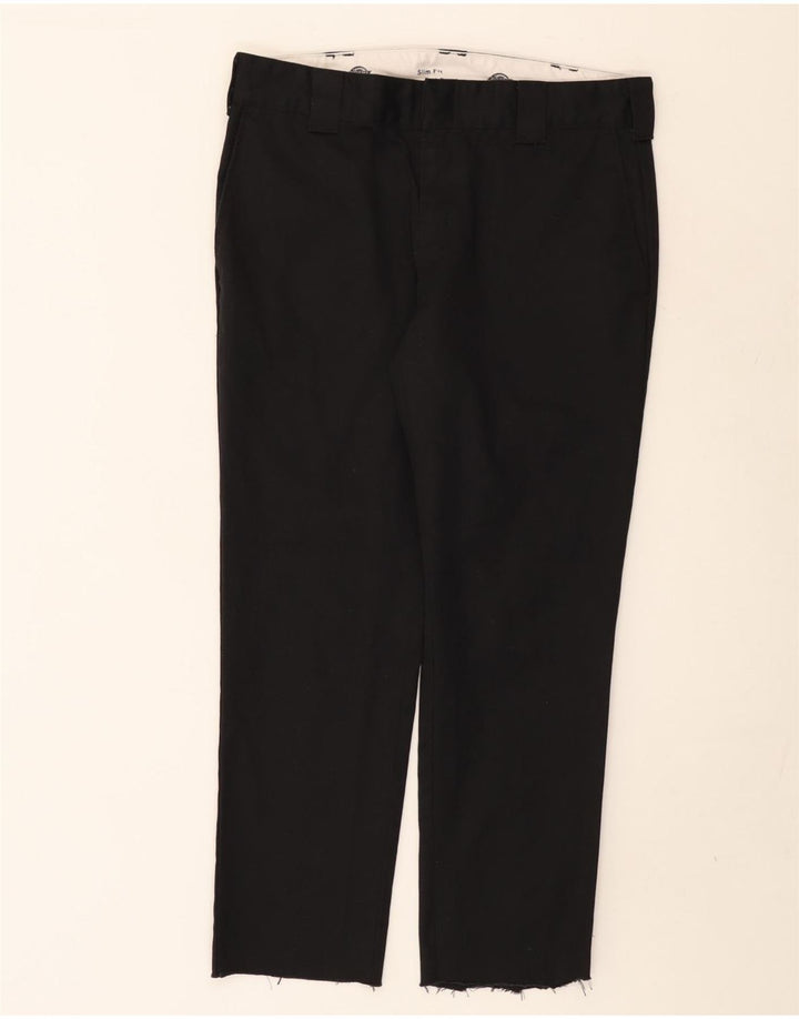 Dickies Herre Slim Fit Chino Bukser W32 L27 Sort Polyester