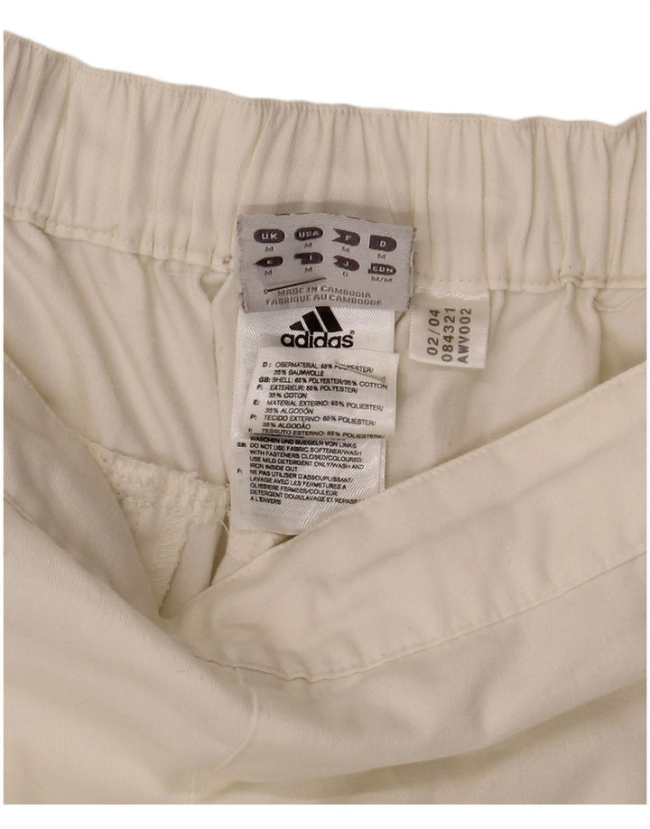 Adidas Graphic Cargo Shorts til kvinder Medium W34 Off White Polyester