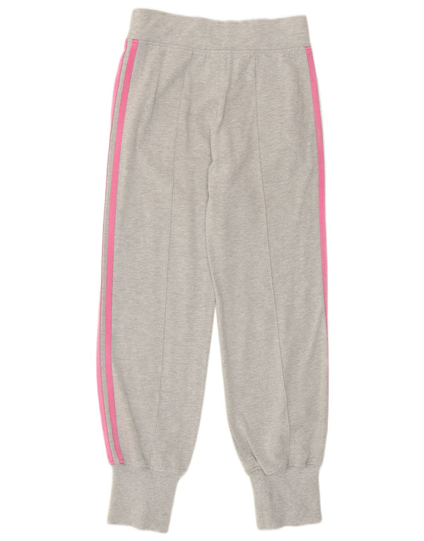 Adidas Girls Comfort Fit træningsdragt Bukser Joggers 11-12 år W24 L27 Gre