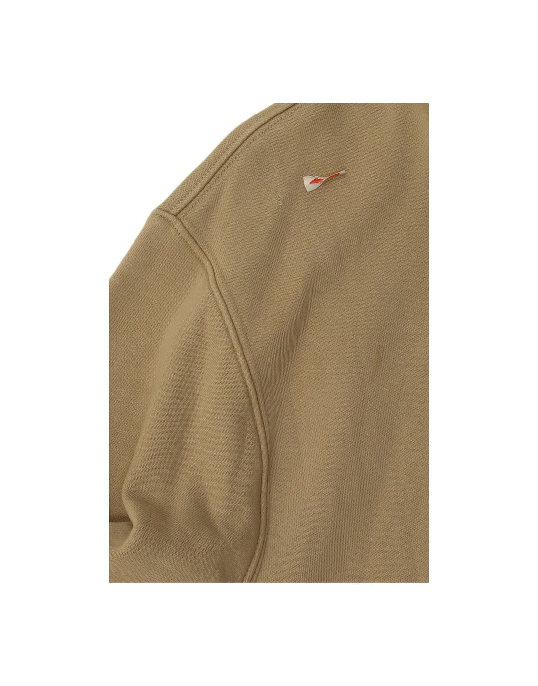 NIKE Mens Hoodie Jumper XS Beige Polyester