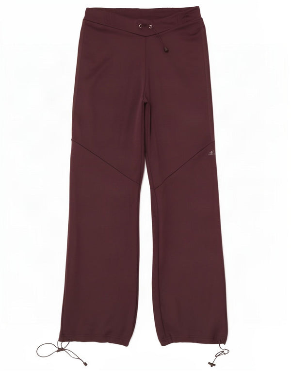 Adidas Dame Clima 365 Træningsdragt Bukser Joggers UK 8 Small Burgundy