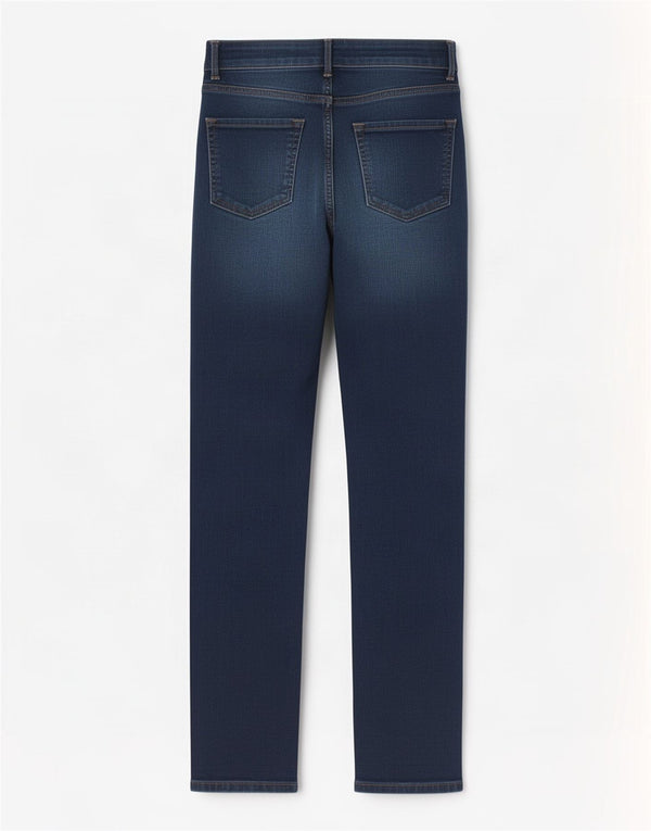 Marks & Spencer Womens Straight Jeans UK 8 Small W36 L28 Navy Blue