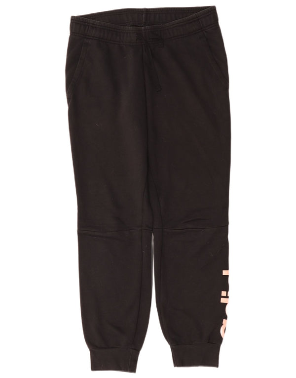 Adidas Graphic Tracksuit Bukser til kvinder Joggers UK 12/14 Medium Black