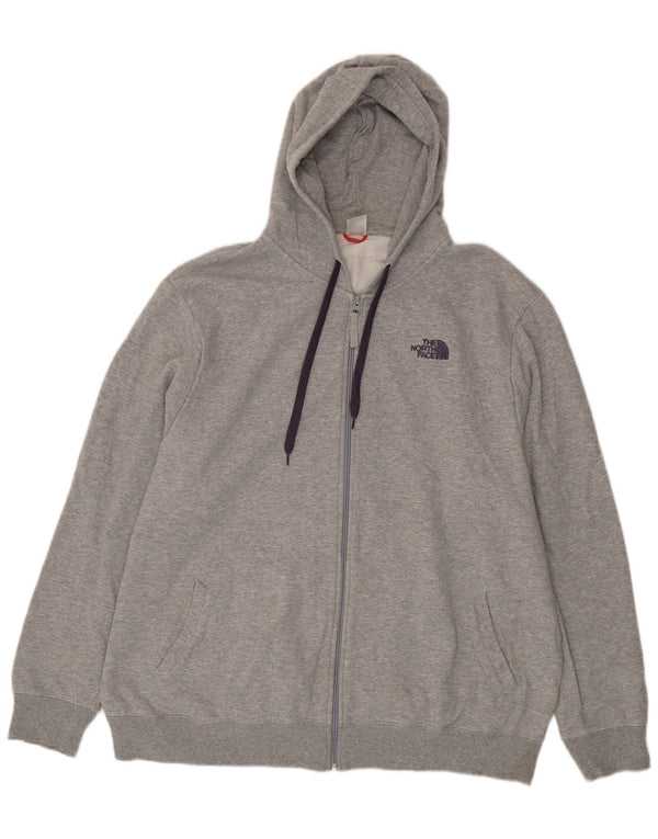 The North Face Herre hættetrøje med lynlås 2XL grå bomuld