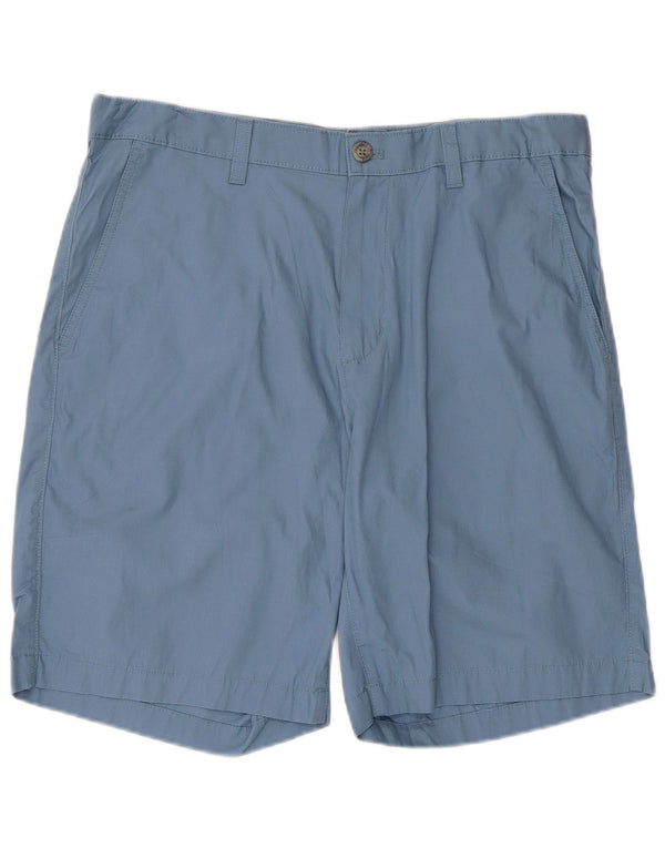 Eddie Bauer Herre Chino Shorts W33 Medium Blue Bomuld