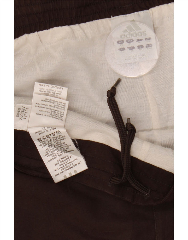 ADIDAS Træningsdragtsbukser til kvinder UK 14 Medium Brun Polyester