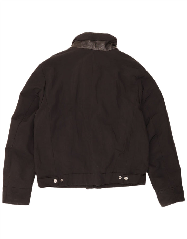 Trussardi Herre Utility Jacket IT 52 XL Sort Polyamid