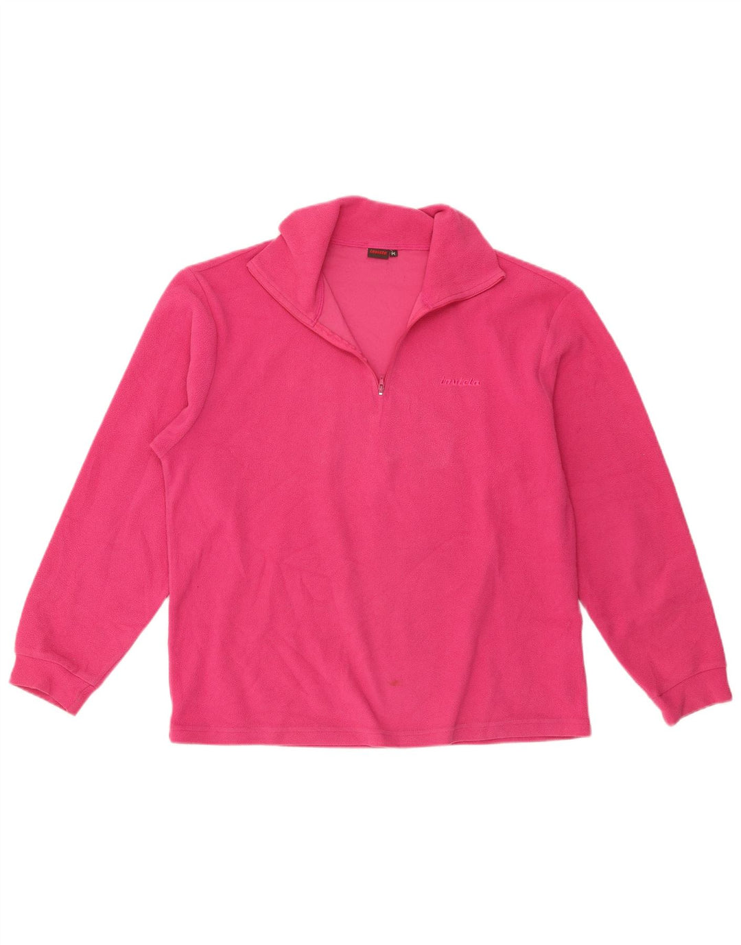 Invicta Fleece Jumper med lynlås til kvinder UK 14 Medium Pink Polyester