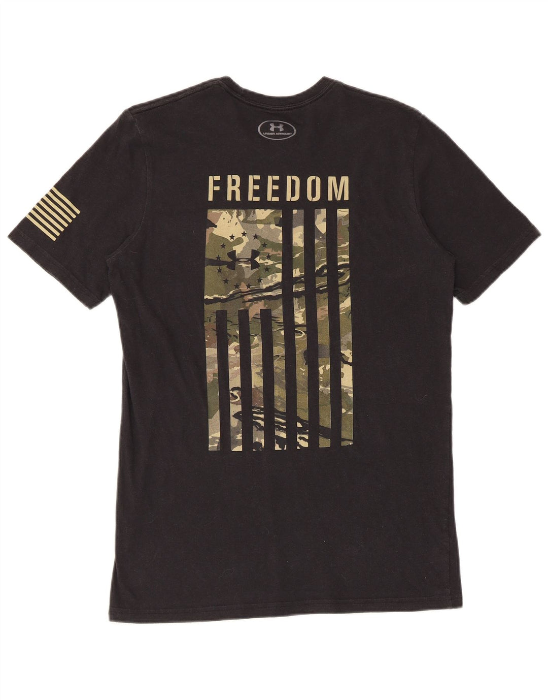 UNDER ARMOUR Herre Heat Gear Grafisk T-Shirt Top Lille Sort