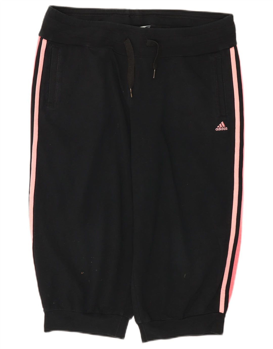 ADIDAS Womens Climalite træningsdragt Bukser Joggers UK 16/18 Large Black