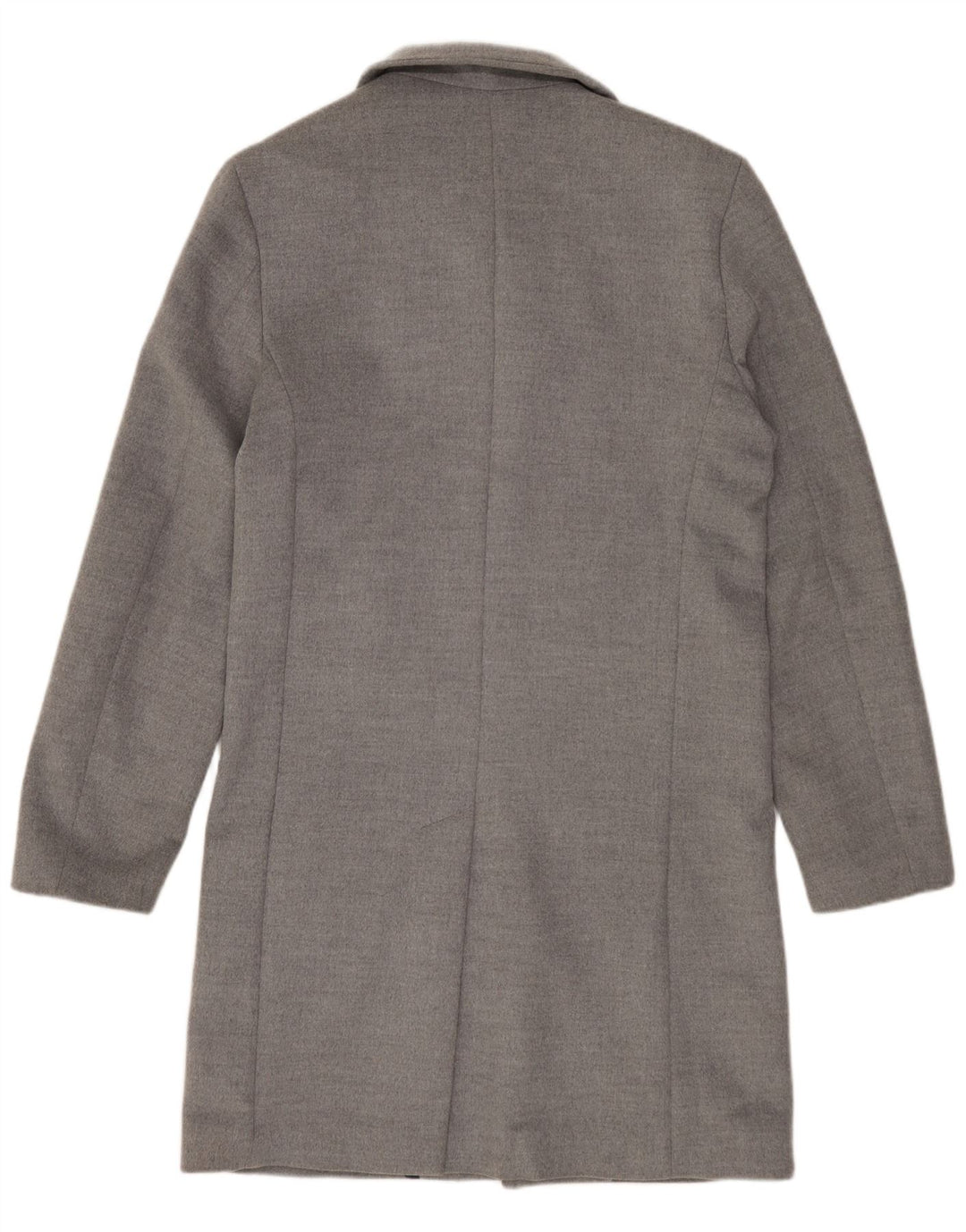 Zara Herre Overfrakke UK 36 Lille Grå Polyester