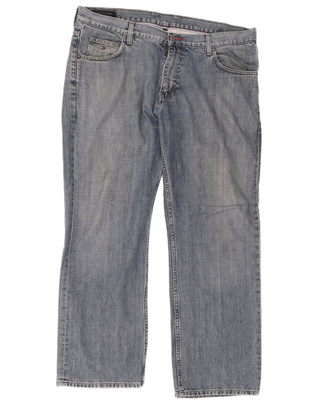 Tommy Hilfiger Straight Jeans til mænd W38 L30 Blå Bomuld