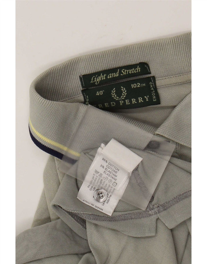 Fred Perry herre polo shirt lille grå stribet bomuld