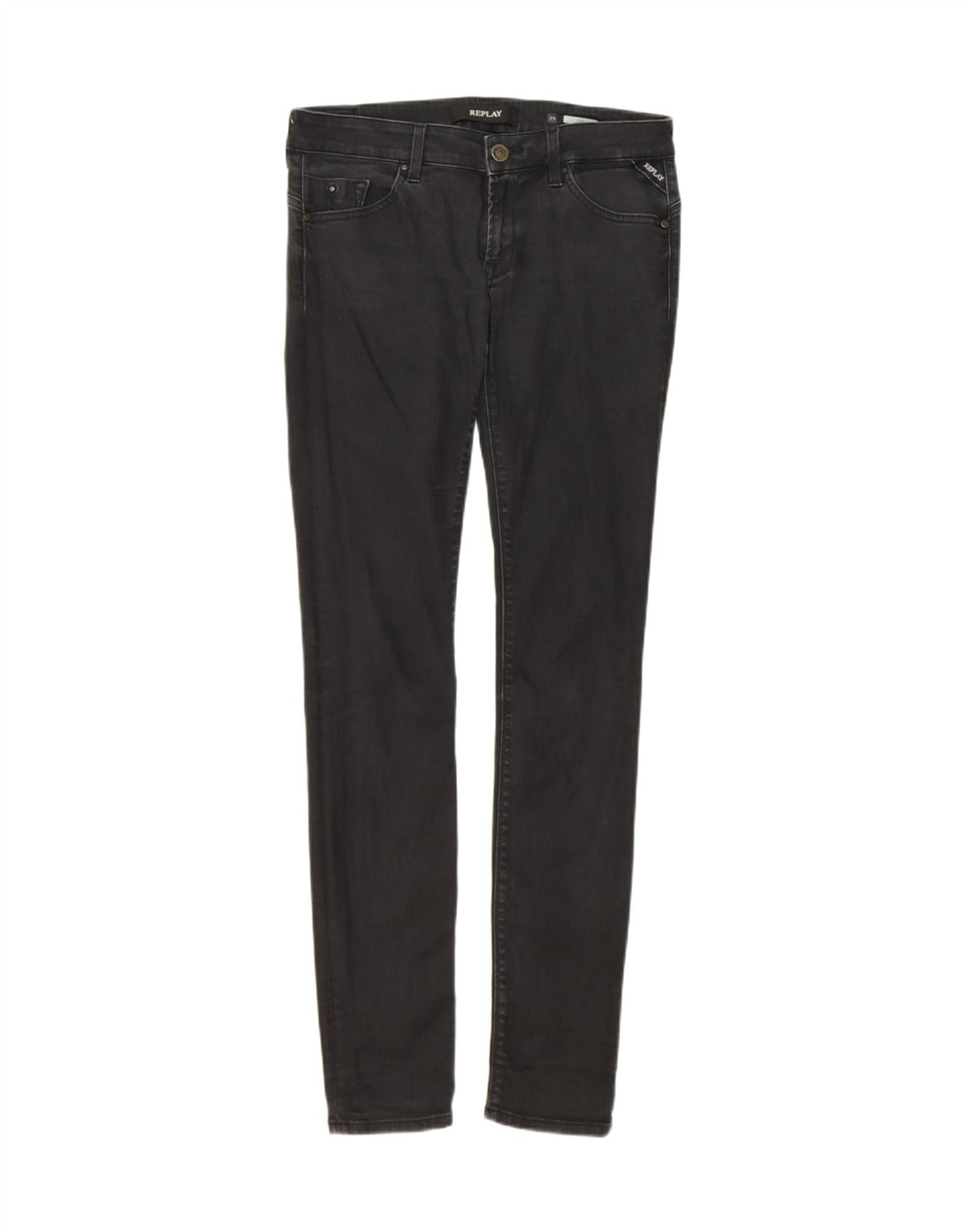 REPLAY Womens Luz Skinny Jeans W29 L34 Black Vintage Replay and Second-Hand Replay from Messina Hembry 