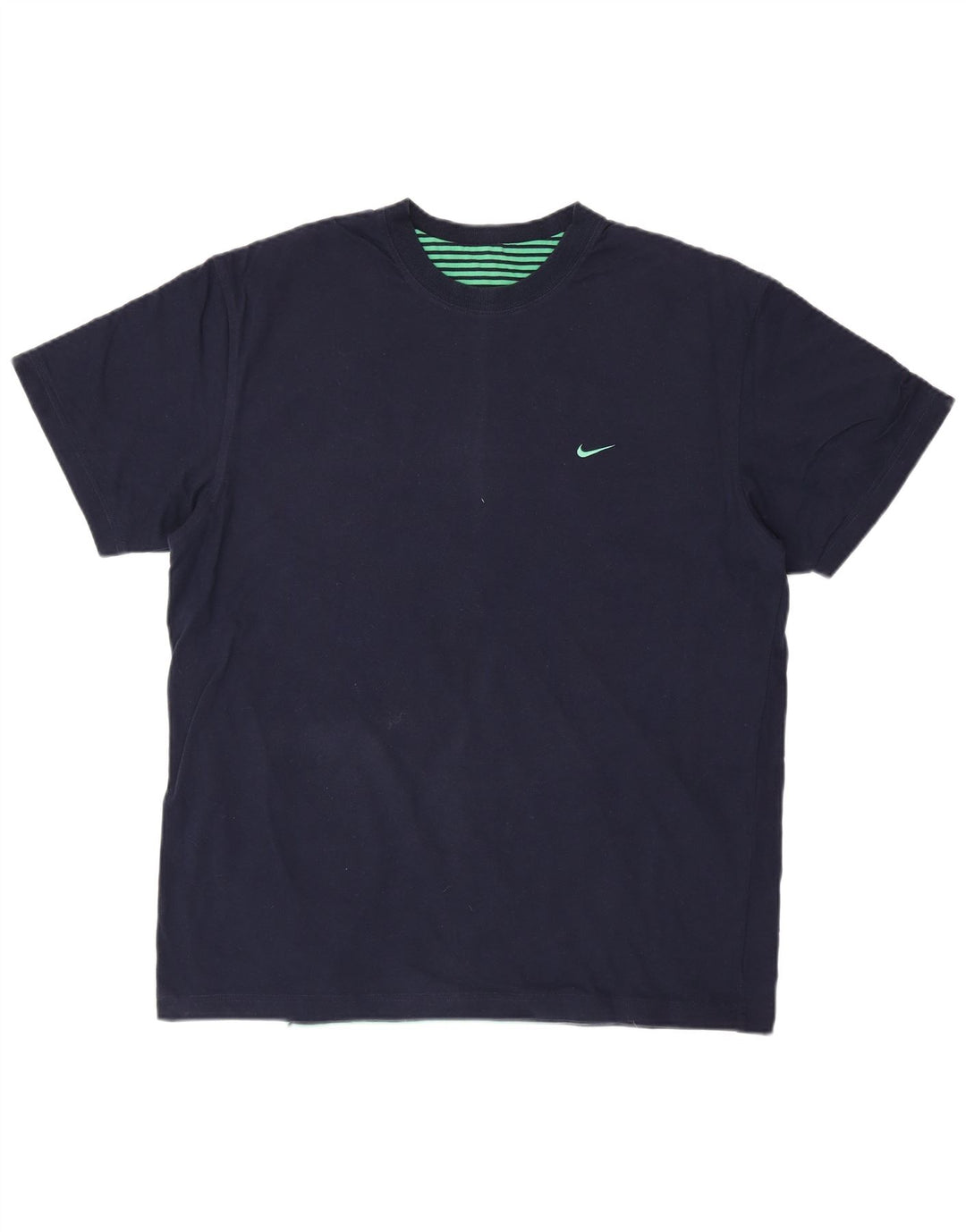 NIKE T-shirt top til mænd, stor marineblå bomuld