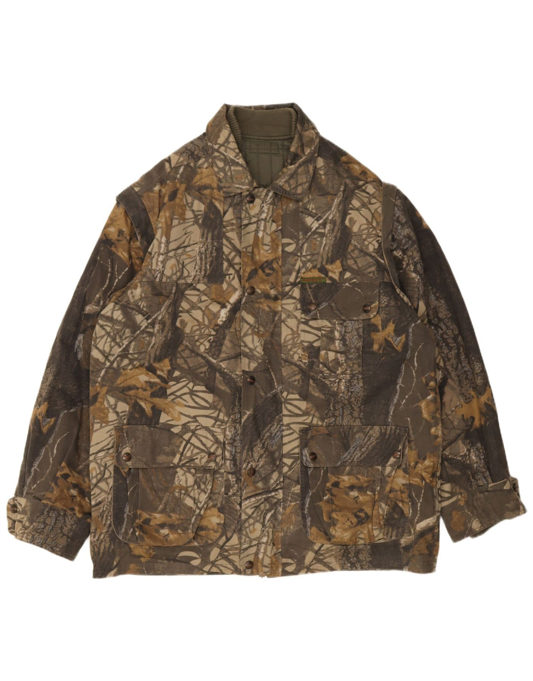 Univers Herre Utility Jacket IT 50 Stor Grøn Camouflage