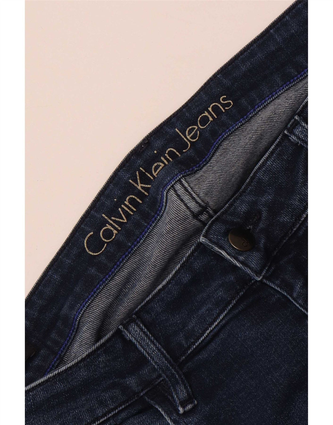 Calvin Klein Herre Slim Jeans W36 L32 Blå