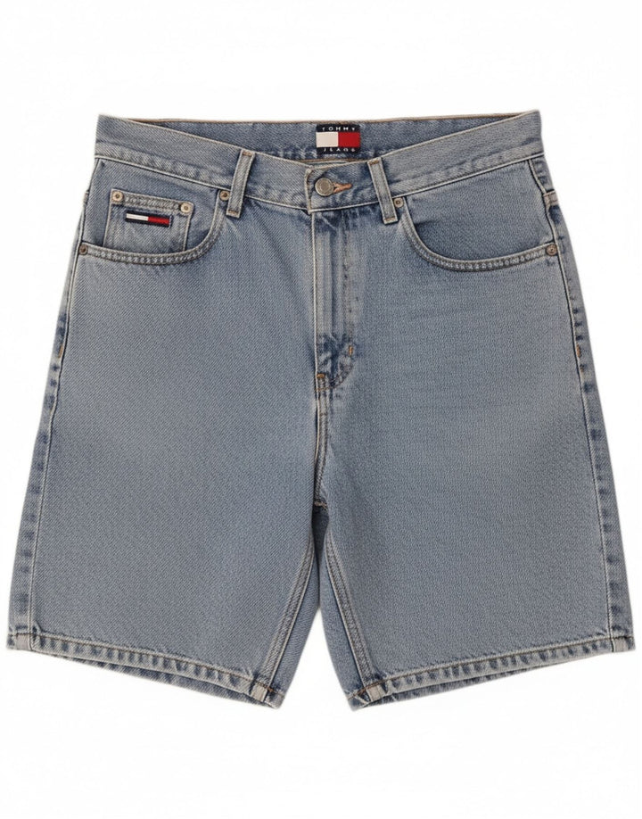 Tommy Hilfiger Herre Denim Shorts W30 Medium Blue Bomuld
