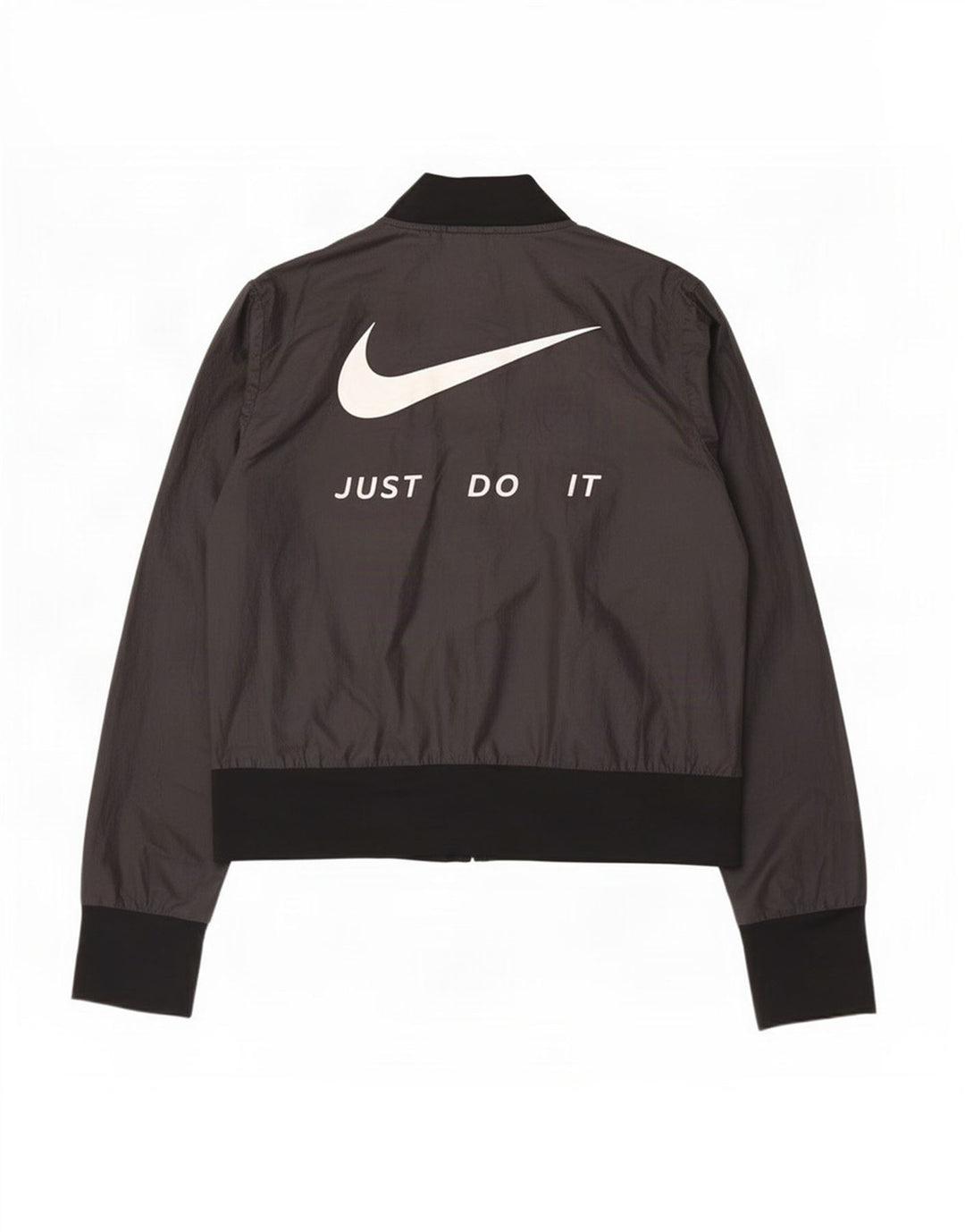 Nike Grafisk træningsdragt topjakke til kvinder UK 14 Medium Sort Polyester