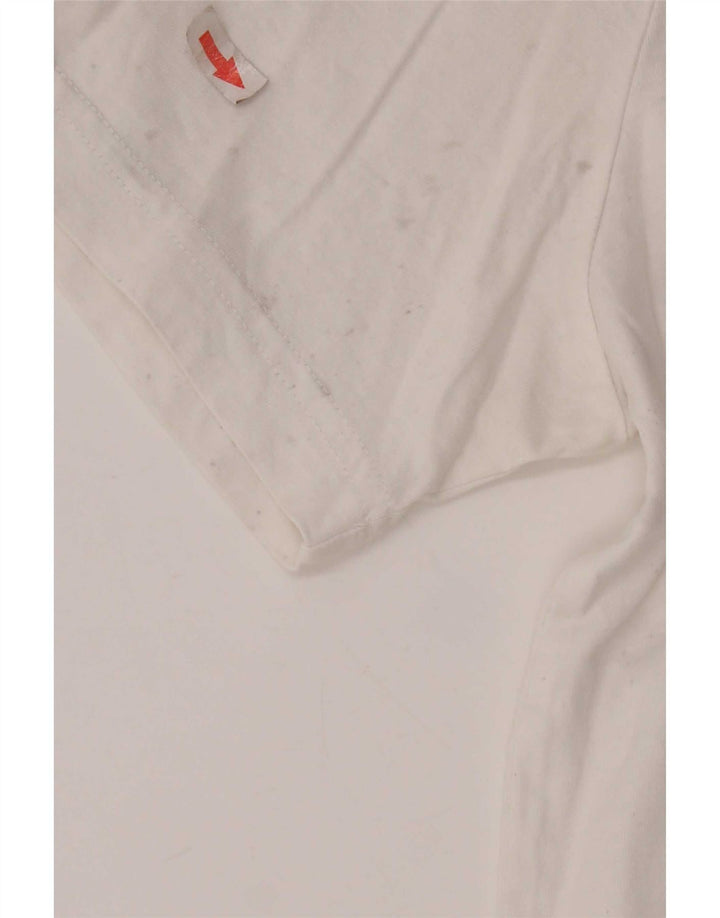 Puma Herre Grafisk T-Shirt Top Stor Hvid Bomuld