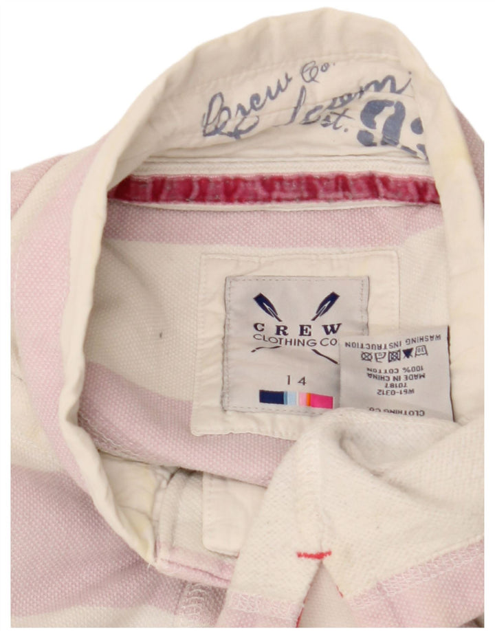 Crew Clothing Dame Sweatshirt Jumper UK 14 Large Off White Bomuld