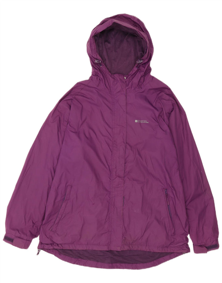 Mountain Warehouse Dame Hætte Oversized regnjakke UK 18 XL Lilla