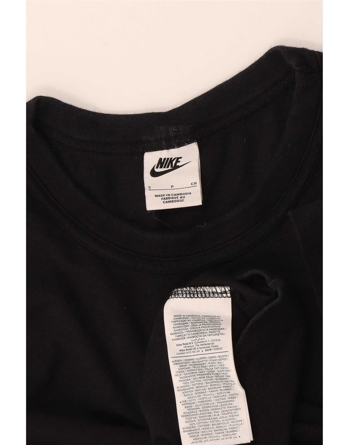 Nike T-shirt top lille sort bomuld til mænd