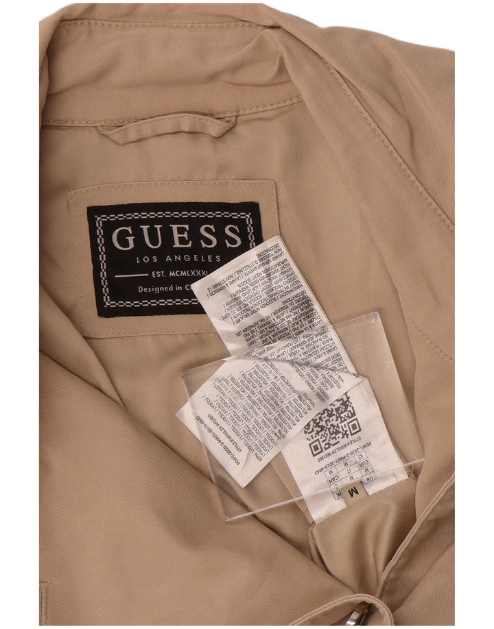 GUESS Trench Coat til kvinder UK 14 Medium Beige Polyester
