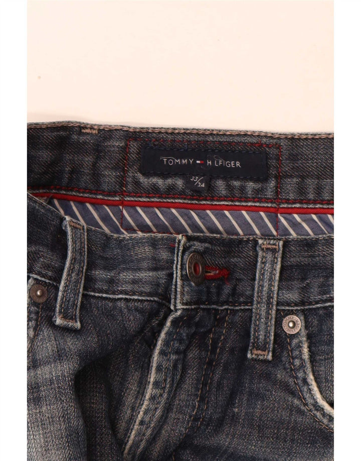 Tommy Hilfiger Straight Jeans til mænd W33 L34 Blå