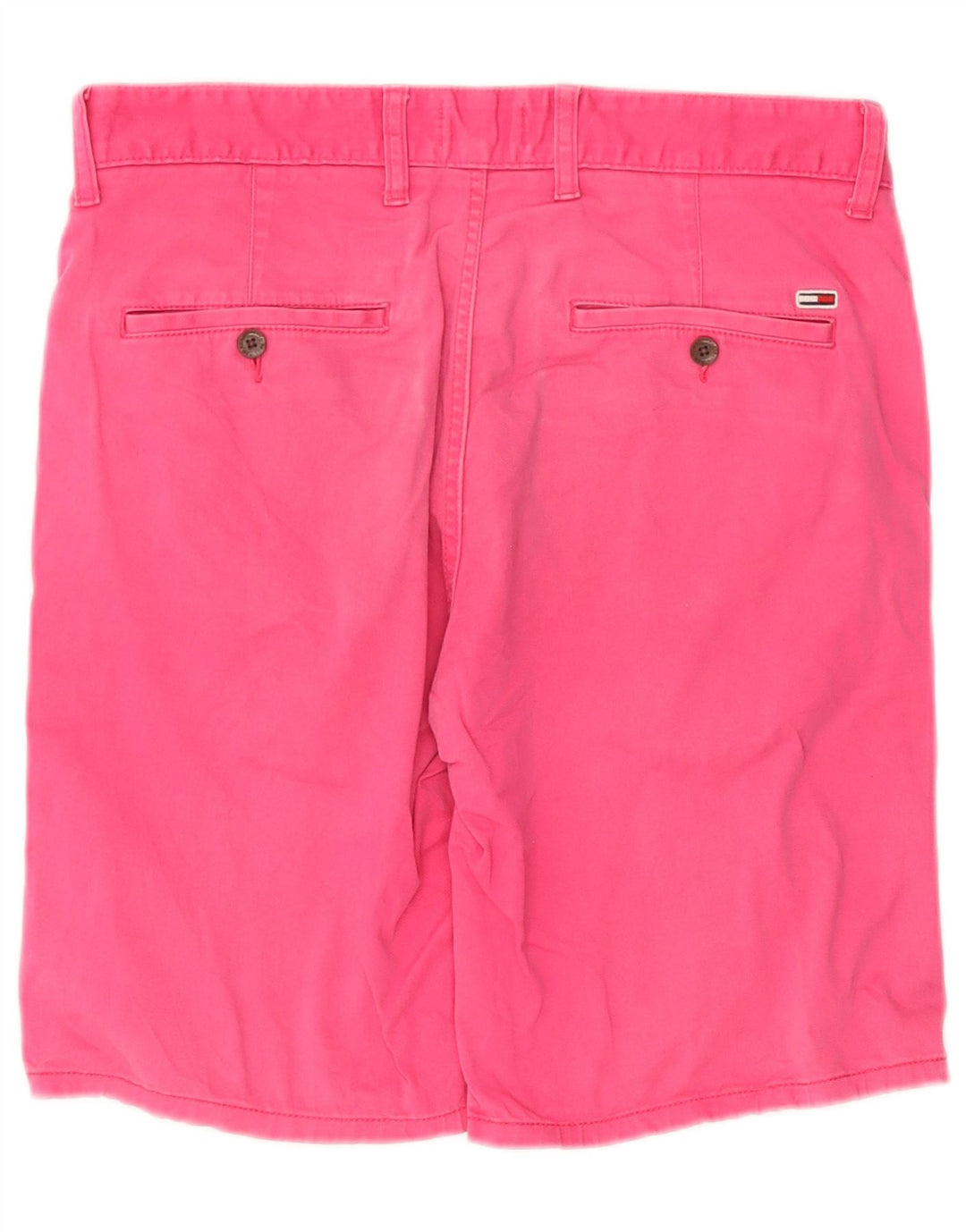 Tommy Hilfiger Herre Chino Shorts W32 Medium Pink Bomuld