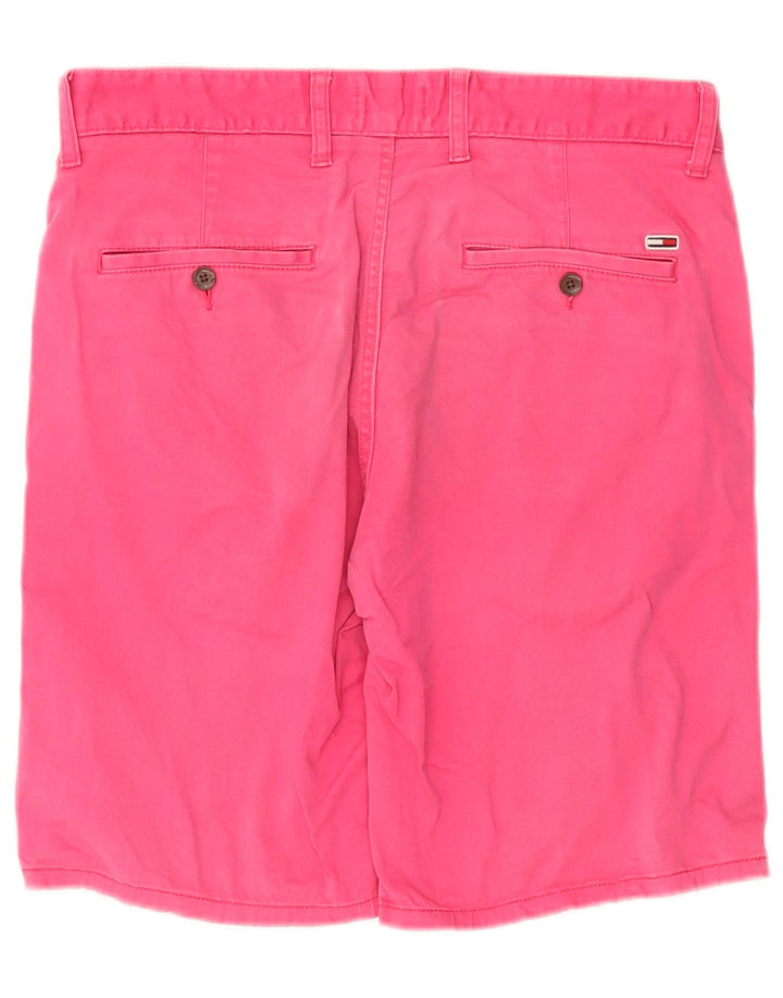 Tommy Hilfiger Herre Chino Shorts W32 Medium Pink Bomuld