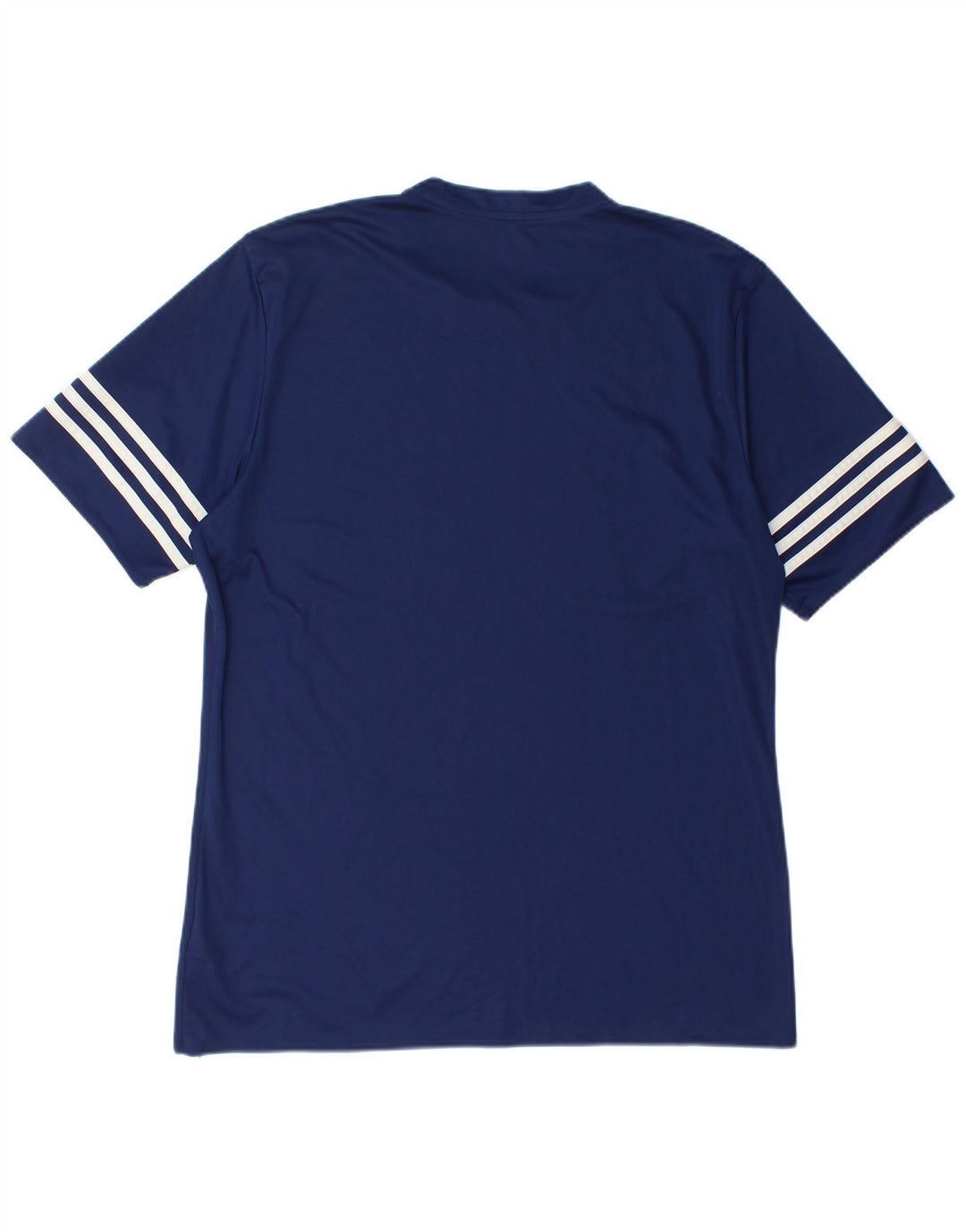 ADIDAS Herre Climalite T-shirt Top Stor marineblå polyester