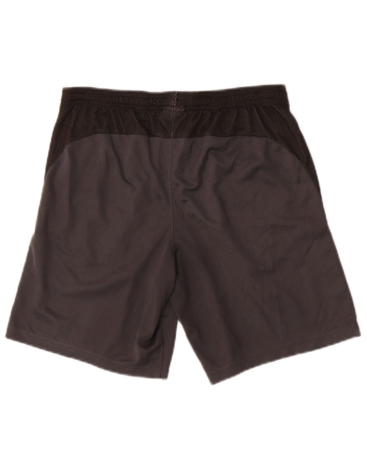 Nike Herre Dri Fit Sportshorts Små Grå Colourblock Polyester
