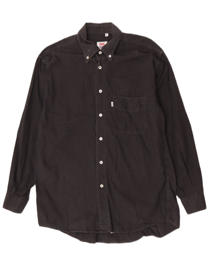 Levi's herreskjorte medium sort bomuld