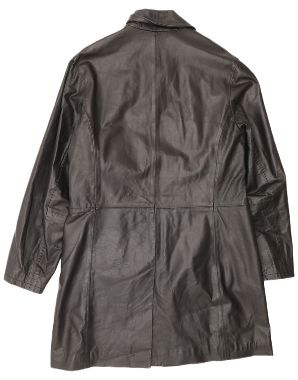 Lavorazione Artigiana Herre Læderfrakke UK 38 Medium Sort Læder