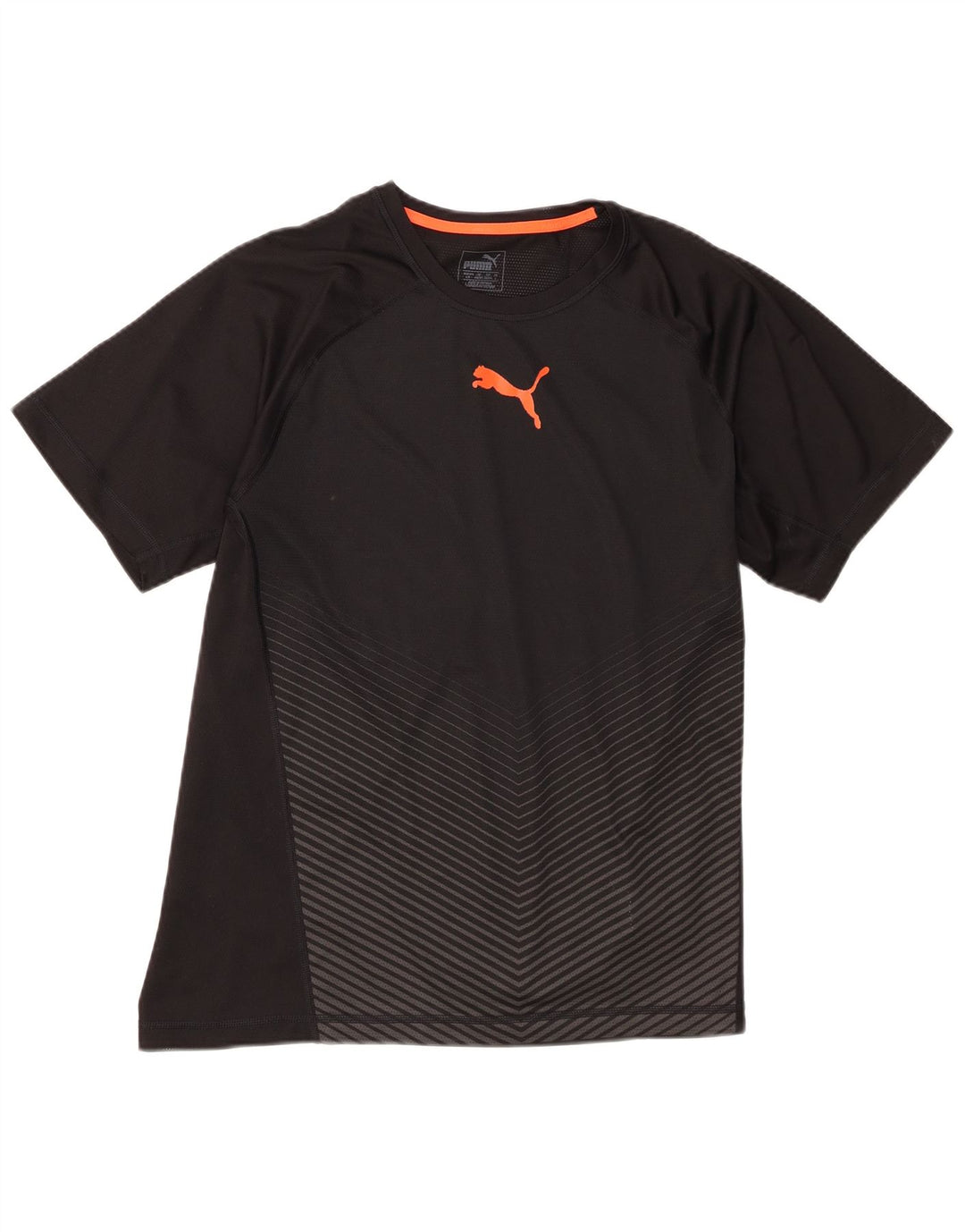 Puma Herre T-Shirt Top Stor Sort Colourblock Polyester