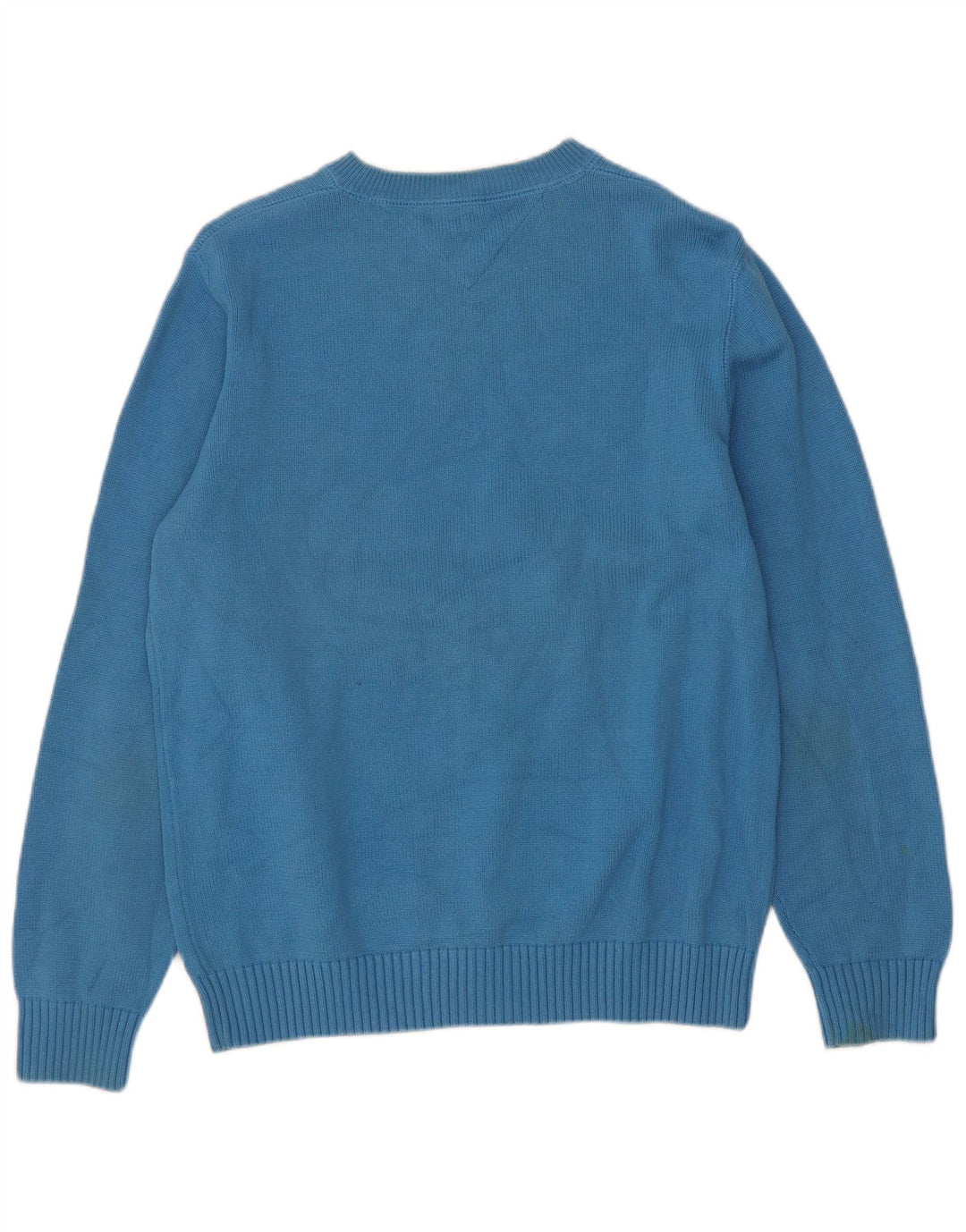 Tommy Hilfiger Herre Crew Neck sweater mellemblå bomuld