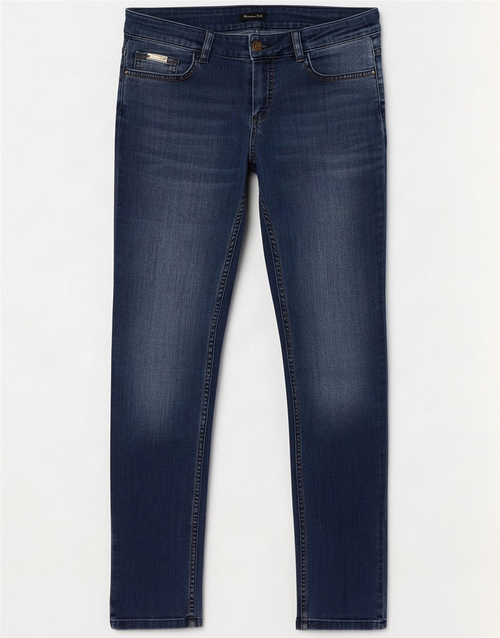 Massimo Dutti Dame Slim Jeans EU 40 Medium W30 L31 Blue