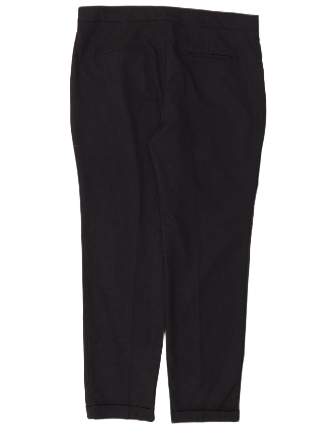 Zara Dame Slim Chino Bukser EU 40 Medium W30 L27 Marineblå Polyester